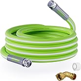 RVMATE RV Water Hose 25FT, 5/8” Inner Diameter Drinking Water Hose Lead-free, No Leaking Garden Hose For RV/Trailer/Camping, 