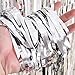 Sumind 8 Pack Foil Curtains Fringe Curtains Tinsel Backdrop Metallic Curtains for Birthday Wedding Party Photo Booth Decorations (Silver)