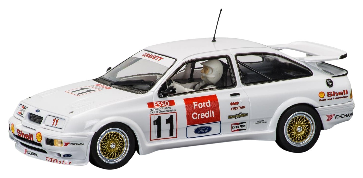 Scalextric C3781 Robb Gravatt Ford Sierra Rs500 Back Brands Hatch Slot Car (1:32 Scale)