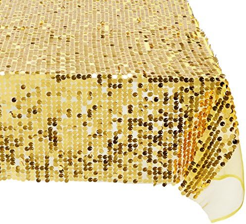 Love Events Gold Sequin Photo Booth Backdrop 40" x 60" Wedding, New Years Eve, Birthday, Shower, Engagement - All…