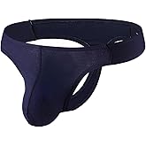 Summer Code Mens Thong G-String Underwear Stretchy Airy Under Panties Male Solid Bikini T Back Pants