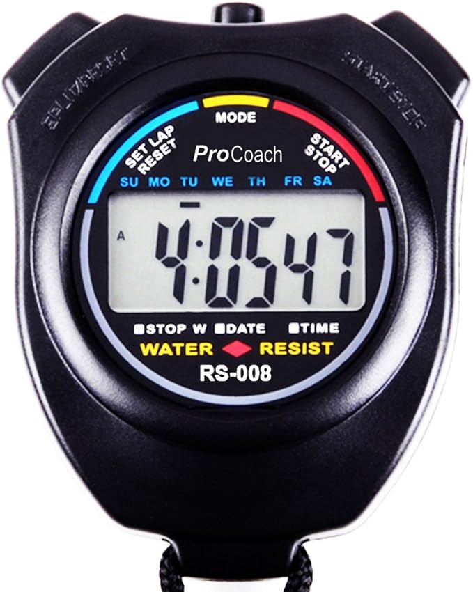 ProCoach Sports Stopwatch Timer RS008 Large Display