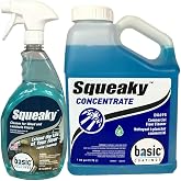 NEW Basic Coating Squeaky Spray Bottle 32 fl oz + Basic Coating Squeaky Concentrate 1 Gallon Hardwood Floor Cleaner