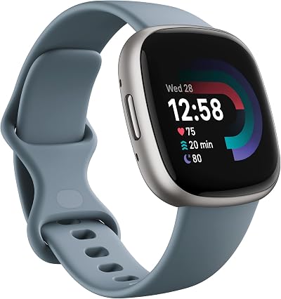 Fitbit Versa 4 Fitness Smartwatch with Built in GPS Water Resistant 50m