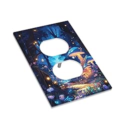 Tewujay Decorative Outlet Cover 1 Gang Mushroom