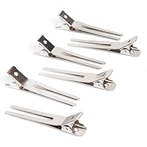 Amazon.com : Diane Double Prong Hair Clips for Sectioning, Pinning ...