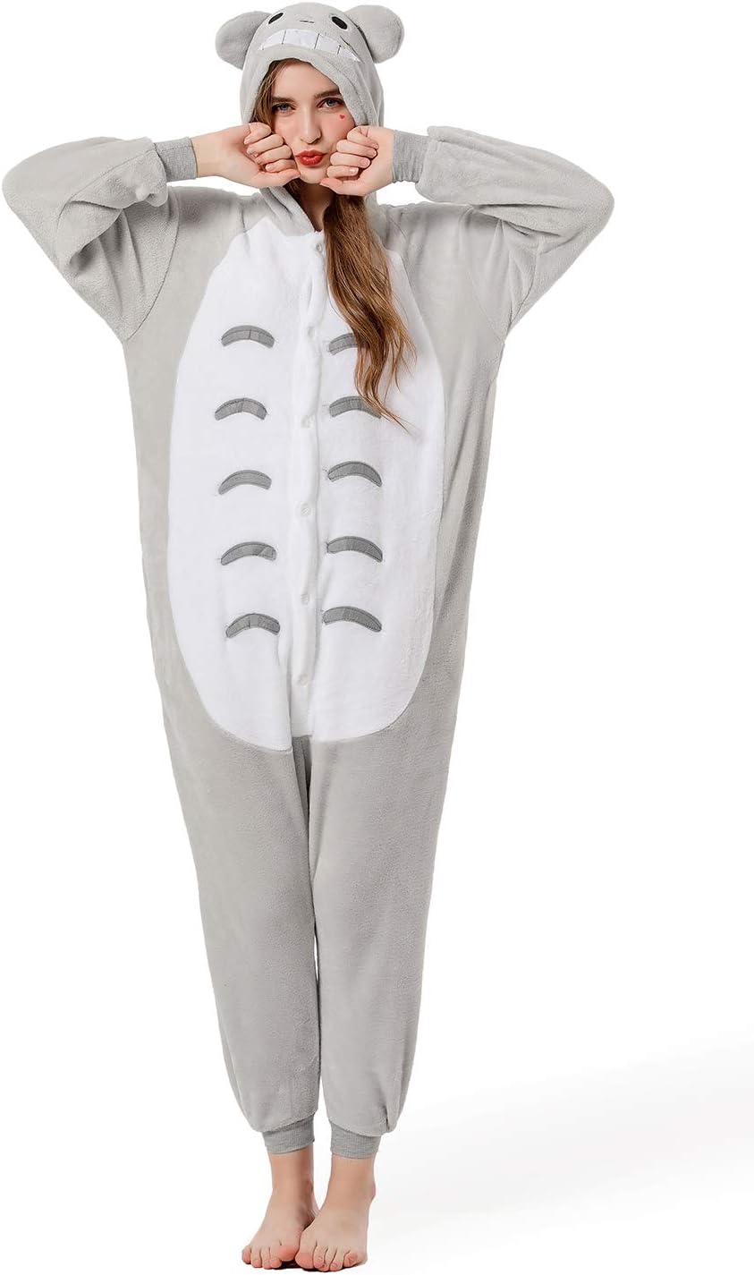 Halloween Totoro Onesie Costume Unisex-adult Animals Totoro Pajamas