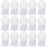 SENONAPO Spray Sock, Painters Hood Head Mask Socks, White | Stretchy Fabric for Sanding Dust Protection, Unisex Head Cover for Spraying Tasks, Elastic Breathable Facial Shield