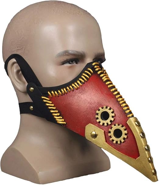 Amazon.com: XCJ Plague Doctor Mask Halloween Props Costume ...