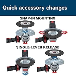 Bosch GWX13-60 6 In. X-LOCK Angle Grinder with Side
