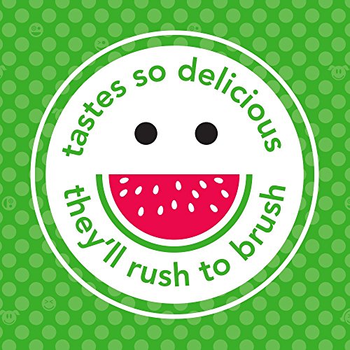 Hello Natural Watermelon Flavor Kids Fluoride Free Toothpaste, Vegan