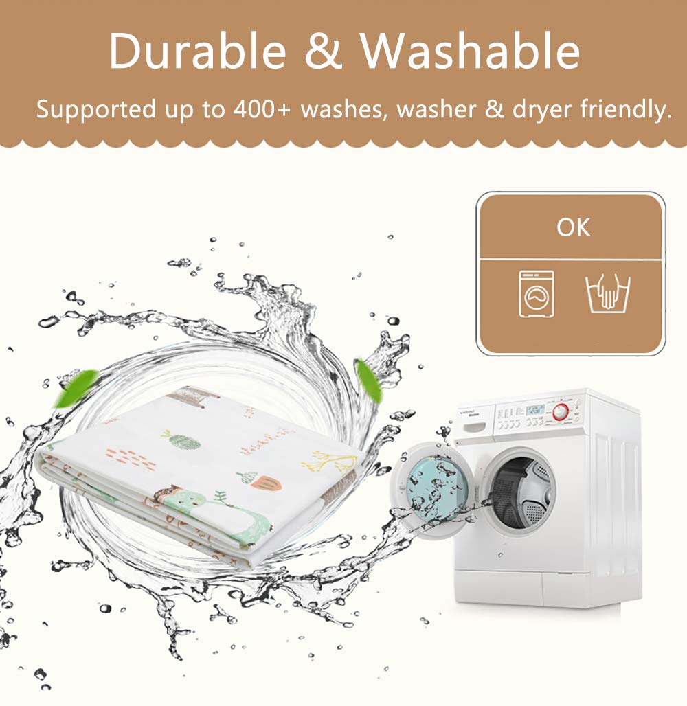 Waterproof Bed Pad Washable & Reusable Underpads 31"x40" Large Toddler Mattress Protector Incontinence Pad Sheet Cover Underpads for Kids Adults and Pets Potty Training Mat Cotton (Squirrel): Home & Kitchen