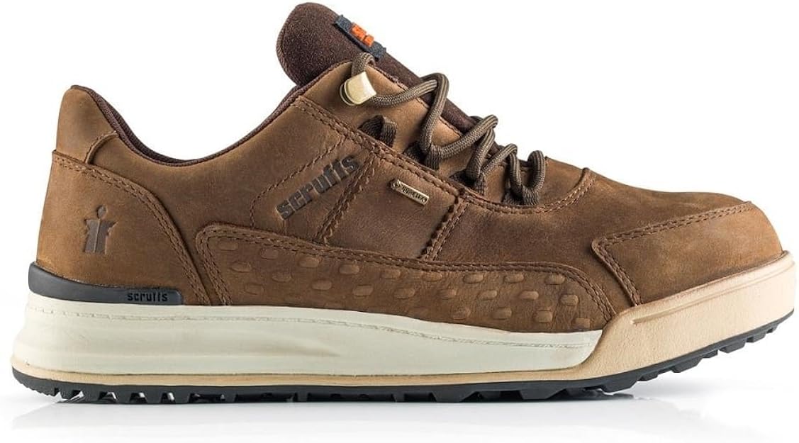 Scruffs GRAFT GTX Fully Waterproof GORETEX Brown S3 Safety Shoe (Size