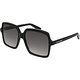 Saint Laurent SL 174 Sunglasses 001 Black / Grey Gradient Lens 56 mm
