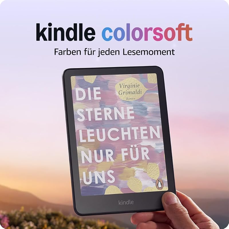 Kindle Colorsoft 16 GB (Version 2024) – Mit Farb-Display, das Buchcover und Inhalte perfekt zur Geltung bringt, jetzt mit farbigen Markierungen – ohne Werbung – Schwarz