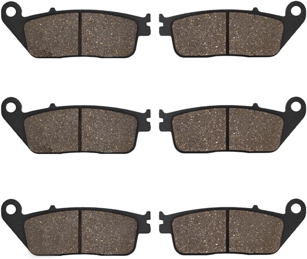 Cyleto Front and Rear Brake Pads for Honda ST1100 ST 1100 ST1100A Pan European 1100 Non ABS Models 1990-2002 / ST 1100 Pan European (ABS Model) 1992-1995