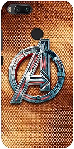 Pattern Creations Avenger Pattern Printed Designer Slim Light Weight Back Cover for Mi A1