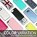 DesignSkin iPhone 8+ Sliding Card Holder Case, Extreme Heavy Duty Triple Layer Bumper Protection Wallet Cover with Storage Slot Slider for Apple iPhone 8 Plus / 7 Plus - White Pearl