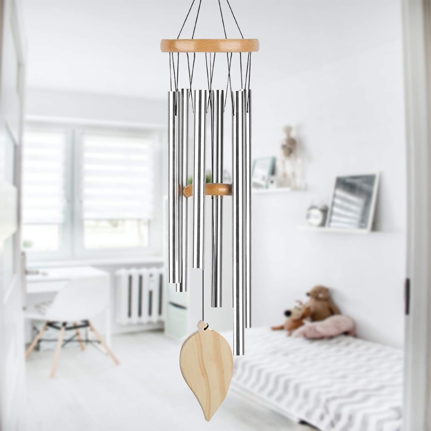 TFZBA Wind Chimes for Outside Memorial Wind Chimes with Hook Pendant DIY Wind Chime for Outdoor Home House Patio Garden Decor: Sports & Outdoors