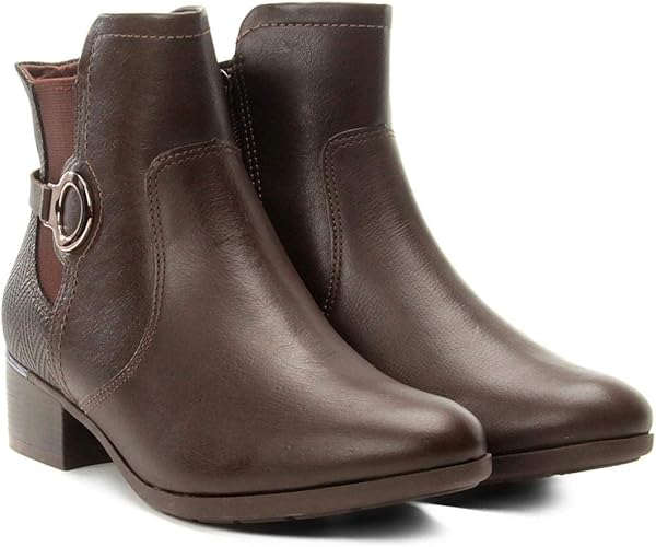 bota feminina chelsea comfortflex