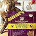 Stella & Chewy's Freeze Dried Cat Food,Snacks Super Meal Mixers 18-Ounce Bag with YHS Pets Food Bowl - Made in USA (Chicken)