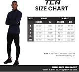 TCA Fusion Long Sleeve Running Top Men 1/4 Zip Power Red XXL view 6