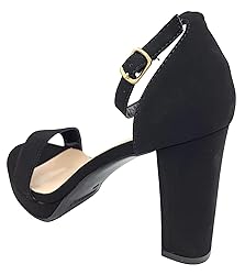 TOP Moda Platform High Heel Open Toe Dress Sandal