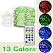 HAHOME Dimmable String Lights, 16.4Ft 50 LEDs Battery Operated Fairy Lights Multi Color Changing String Lights with Remote Control for Christmas Wedding and Parties Decoration, Multi-Colored