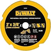 DEWALT Cut Off Wheel, 3", with Fine Finish, Ultra Sharp Carbide (DW8530)