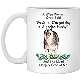 Lovesout Funny Siberian Husky Grey Running Dog Mom