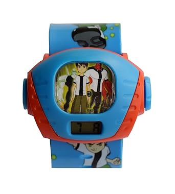 Creator New Model Ben 10 Design Digital Projector Watch for Boys and Girls(Random Colours Will be Sent)