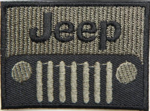 Jeep Patches 5.8x4.3 Cm Iron on Patch / Embroidered Patch This Appliques Are Great for T-shirt, Hat, Jean ,Jacket, Backpacks.