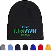 Custom Beanie for Men Women Personalized Beanie Design Your Own Custom Knitted hat