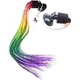thumbnail image 2 of S-noilite 23" Gradient Helmet Pigtails / Ramp Braids Hair Extensions For Motorcycle Riders (US Seller) 2 of 4