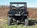 SuperATV Clear Rear Windshield for Polaris Ranger FULL SIZE XP 570 (Pro-Fit Cab) / XP 900 / XP 1000/1000 Diesel (Must See Fitment for Compatible Years) - Easy to Install!