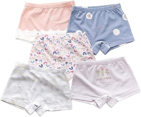 7 Pezzi/Confezione Slip Di Colore Uno Con Fiocco Per Ragazze - Foto 5