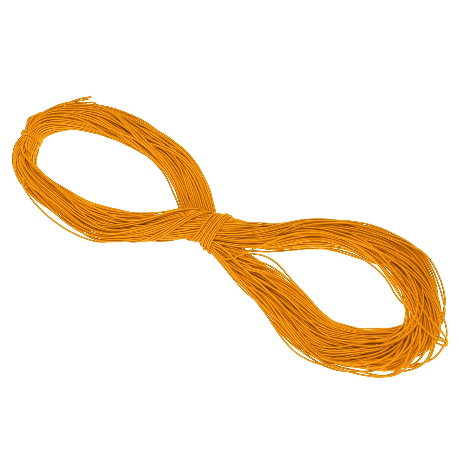 PATIKIL 109 Yards(100m) Bungee Cord Elastic Cord Heavy Stretch String Rope 1.5mm Gold for Crafting DIY Sewing Hook Straps Camping Tie Down Strap