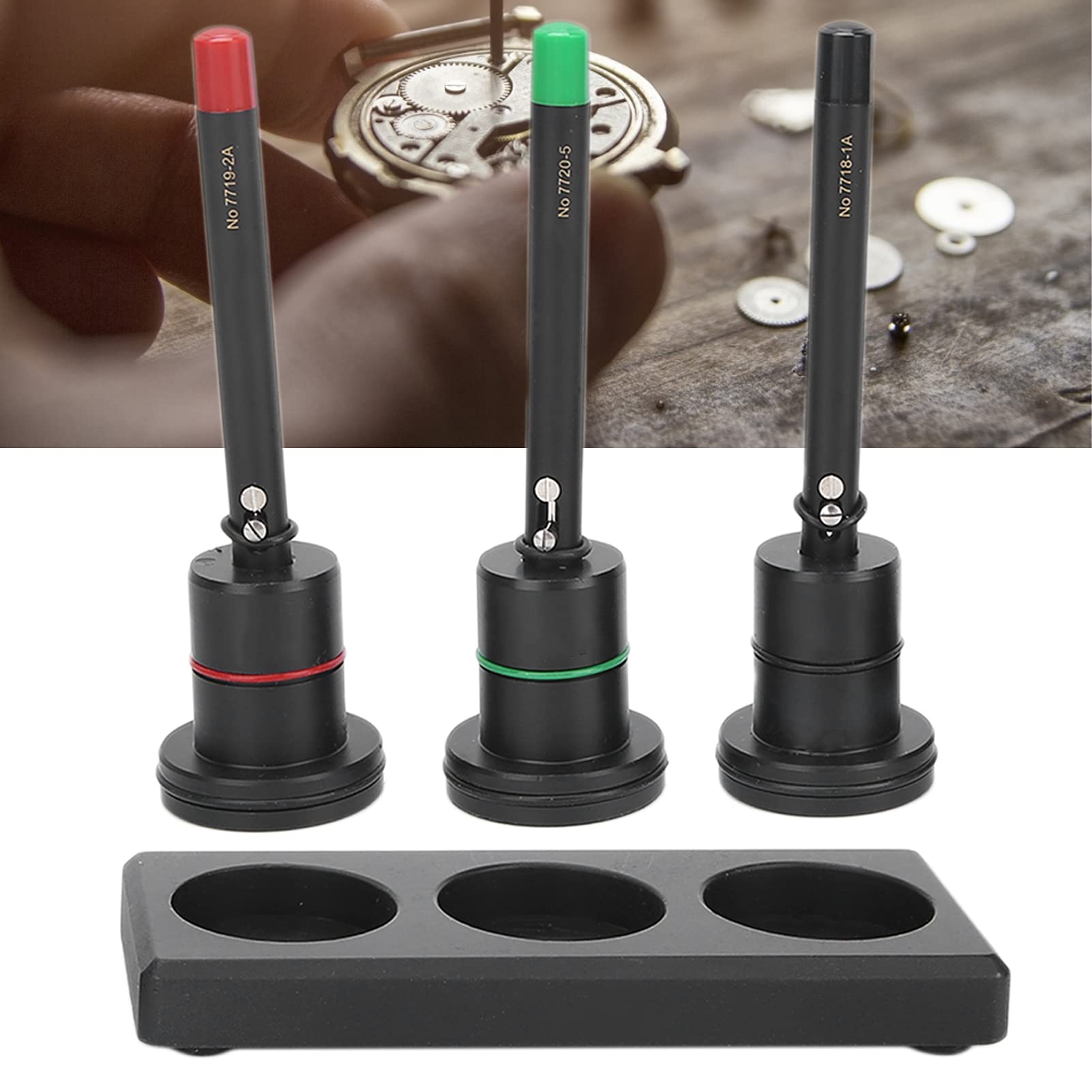 Photo 1 of Watch Repair Oiler Kit, 3pcs Professional Watch Oiler Pen, Automatic Precision Oil Pen with Base Pen Watchmaker Repair Tool for Watchmakers for all watches and pocket watches Watch Repair Tool Kit
