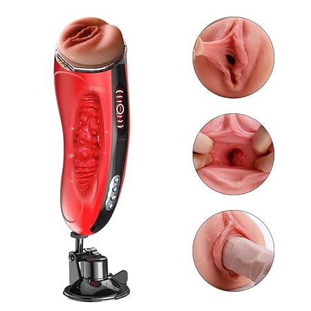 Urnight Elektrische Cup-Masturbatoren Masturbieren Mann Männer Doppel Masturbation Blowjob Cup Automatischer Männlicher Mastu
