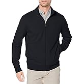 Amazon Essentials Men's Lightweight French Terry Full-Zip Mock Neck Sweatshirt