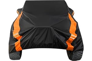 Avecrew for Jeep Wrangler Cover Waterproof 2 Door, All Weather for Jeep Rain Cover for Automobiles, Outdoor Full Exterior for Jeep Covers Fits JK JL TJ YJ CJ