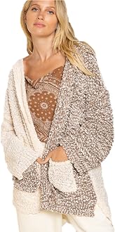 POL Clothing Womens Hooded Open 