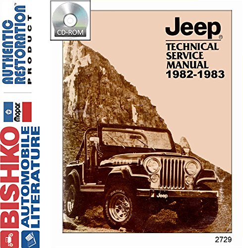 Click Here to See More Images 1982 1983 Jeep Cj Wrangler Shop Service Repair Manual CD Engine Electrical