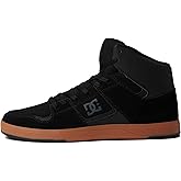DC Mens Cure Casual High-Top Skate Shoes Sneakers Black/Gum 1 10 D - Medium