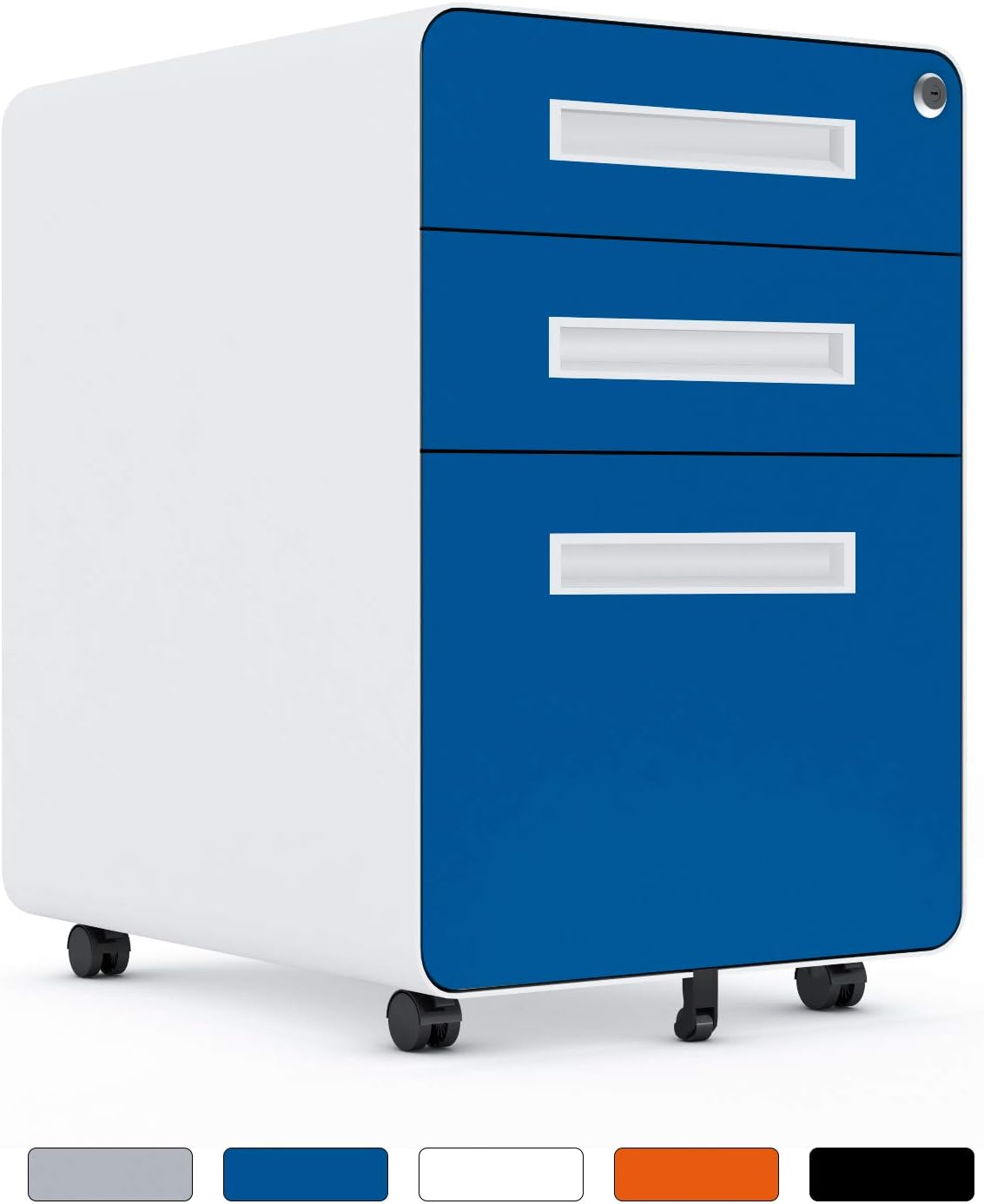 3 Drawer File on Wheels, Rolling Filing
