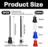 RJFUJP Paint Mixer for Drill 5PC Epoxy Resin Paddle Extension Rod Mixing Tool view 2