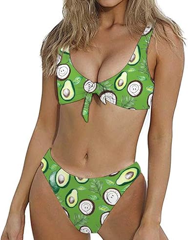hawaiian print bikini