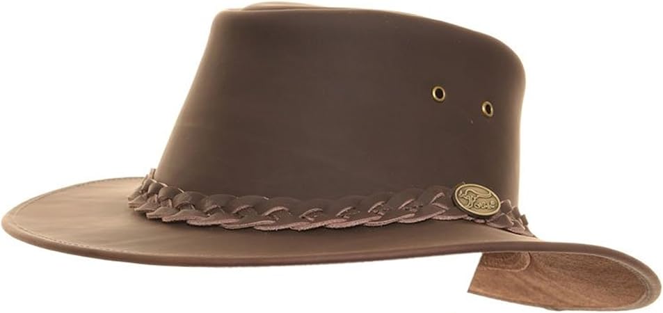 leather bush hat