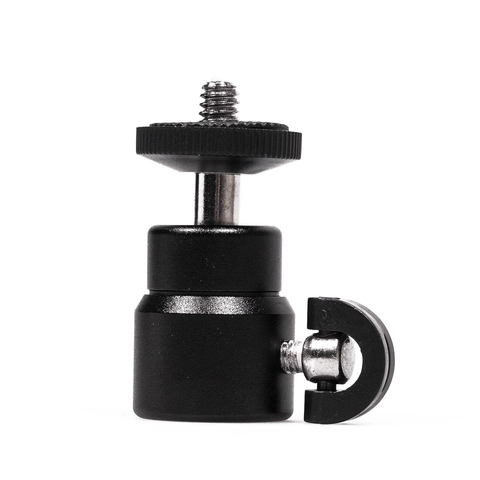 HWAMART Mini 360° Swivel Ball Head 1/4" Screw Mount Stand Metal Tripod Ballhead for Cameras, DSLR DSR Camera, Monopod, Slider, Tripod