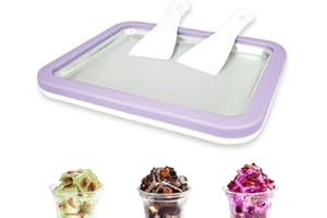 Instant Ice Cream Maker, Rolled Ice Cream Maker, Instant Gelato Pan/Roll, Homemade DIY Ice Cream for Fun Parent-Child Activit